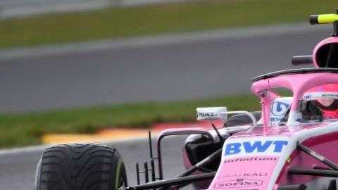 Esteban Ocon sorprendió a todos en la lluvia