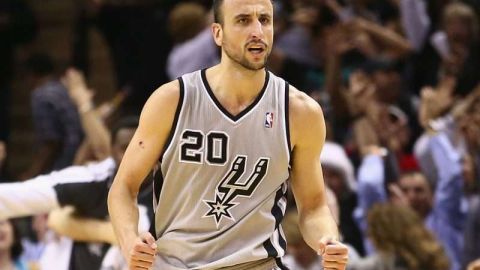 El argentino Manu Ginobili hizo historia en la NBA con los San Antonio Spurs.  (Foto: Ronald Martinez/Getty Images)