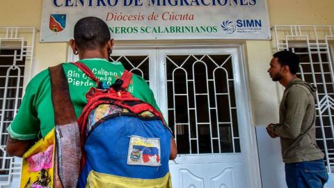 Venezolanos en Colombia.  LUIS ACOSTA/AFP/Getty Images