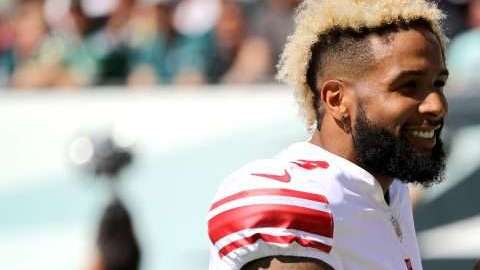Odell Beckham Jr. de los New York Giants ya es el receptor mejor pagado de la NFL.  (Foto: Abbie Parr/Getty Images)