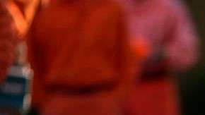 Presos trabajaron para controlar incendios en California.  DAVID MCNEW/AFP/Getty Images