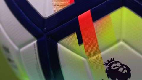 Detalle de un balón de la Premier League. (Foto: Catherine Ivill/Getty Images)