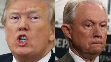 Jeff Sessions sigue acorralado por el presidente