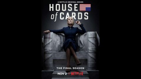 Cartel de la 6ª temporada de House of Cards.