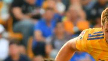 André-Pierre Gignac, estrella francesa de los Tigres de la UANL. (Foto: Imago7)