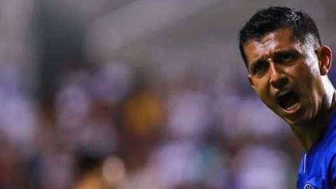 Elías Hernán Hernández, volvió a ser contundente para Cruz Azul, ahora en la Copa MX. (Foto: Imago7/Eloisa Sanchez)
