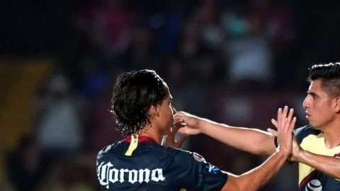 América celebra su triunfo en la Copa MX ante los Tiburones Rojos del Veracruz. (Foto: Imago7/Marcos Domínguez)