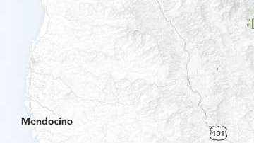 La cicatriz del incendio Complejo Mendocino el 27 de agosto de 2018.
