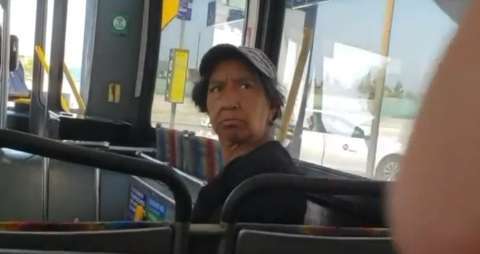 No hubo quien logró mover a esta mujer de su silla.