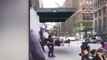 La pelea se reportó en el centro de Manhattan.