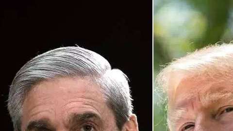 Robert Mueller, Donald Trump y Rudy Giuliani.