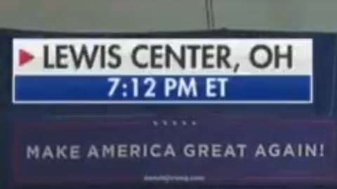 El presidente Trump en Ohio.