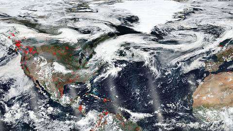 Esta imagen de EOSDIS es del 22 de agosto de 2018.