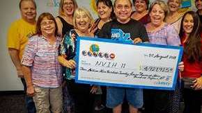 Los 11 ganadores de un gran premio de Powerball en California.