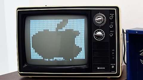 La Apple-I salió a la venta en 1976. Aquí un ejemplo del modelo.