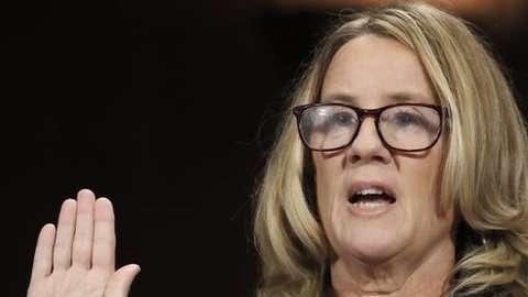 Christine Blasey Ford relató ante el Senado la presunta agresión que sufrió por parte de Brett Kavanaugh.