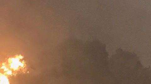 El incendio Delta obligó a cerrar tramos de la Interestatal 5.