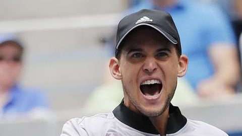 El austriaco Dominic Thiem venció a Kevin Anderson en el US Open. (Foto: EFE/EPA/JOHN G. MABANGLO)