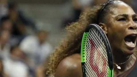 La estadounidense Serena Williams venció a Pliskova y se instaló en semis del US Open. (Foto: EFE/JUSTIN LANE)