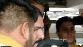 Diego Armando Maradona a su llegada a la ciudad de Culiacán, en el estado mexicano de Sinaloa. (Foto: EFE/Juan Carlos Cruz)