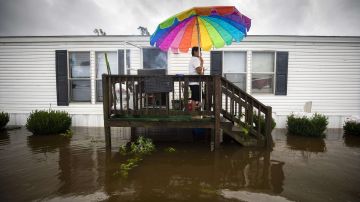 Inundaciones en Lumberton, Carolina del Norte