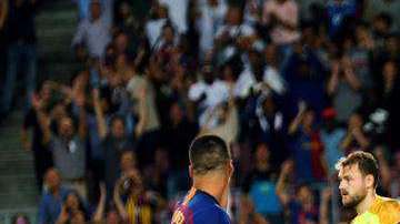 El Messi que hibernó en Rusia despertó en el Camp Nou. (Foto: EFE/Enric Fontcuberta)