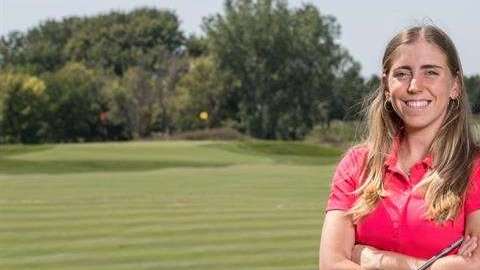 La golfista española Celia Barquin Arozamena. (Foto: EFE/Iowa State University/)