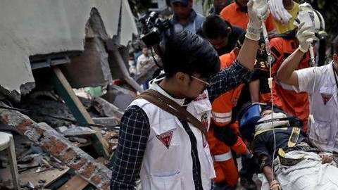 Zonas devastadas en Indonesia