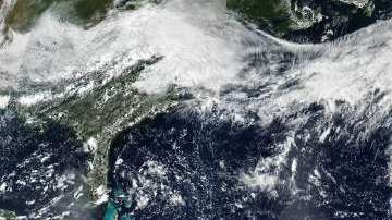 Los ciclones Florence, Isaac y Helene en el Atlántico Norte, el 9 de septiembre.
