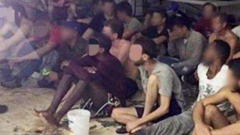 Cubanos liberados en Cancún