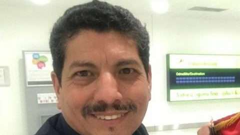 El fotógrafo Yuri Cortéz a su llegada a Croacia.