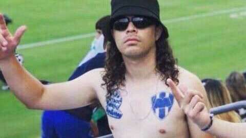 Alan Aaron García Gutiérrez, pseudoaficionado de Rayados fue identificado por medio de redes sociales.