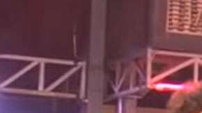 Geraldine Bazán sufrió un accidente de vestuario.