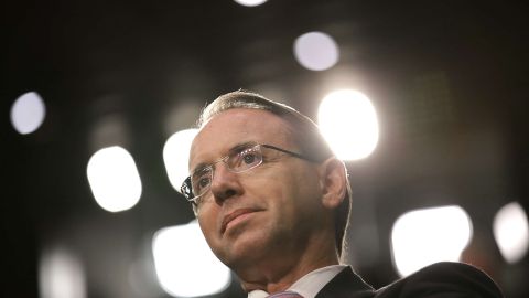 Rod Rosenstein podría dejar este lunes el Departamento de Justicia.