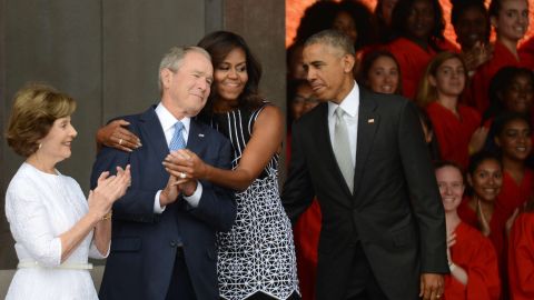 Hay una gran amistad entre las parejas, como lo muestra esta imagen de 2016.