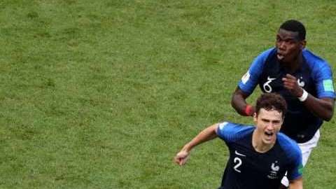 El francés Benjamin Pavard fue autor del mejor gol del Mundial de Rusia 2018