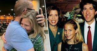 Michelle Cehn y su padre