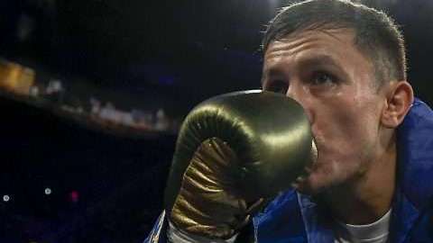 El boxeador kazajo Gennady Golovkin.