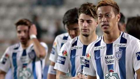El japonés Keisuke Honda jugador de los Tuzos del Pachuca. (Foto: Imago7/Ulises Naranjo)