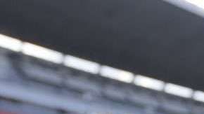 Aspecto del pasto de la cancha del estadio Azteca. (Foto: Imago7/Alejandra Suárez)