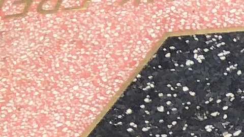 La estrella de Donald Trump en el Paseo de la Fama aparece tras rejas.