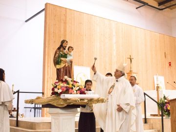 La Capilla de San José en las instalaciones del Santuario de Nuestra Señora de Guadalupe en Des Plaines.