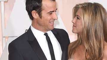 Justin Theroux y Jennifer Aniston.
