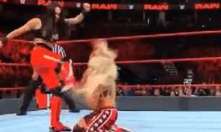 Susto mayúsculo en RAW de la WWE,