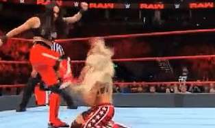 Susto mayúsculo en RAW de la WWE,