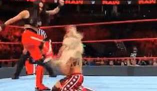 Susto mayúsculo en RAW de la WWE,