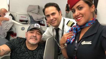 Maradona ya se encuentra en tierras mexicanas