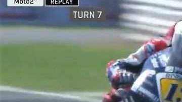 Increíble comportamiento antideportivo en Moto2.