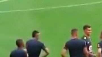 Neymar imitó a Cristiano ¿Admiración o sarcasmo?