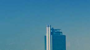 Una vista aérea de la arquitectura moderna de la CDMX.